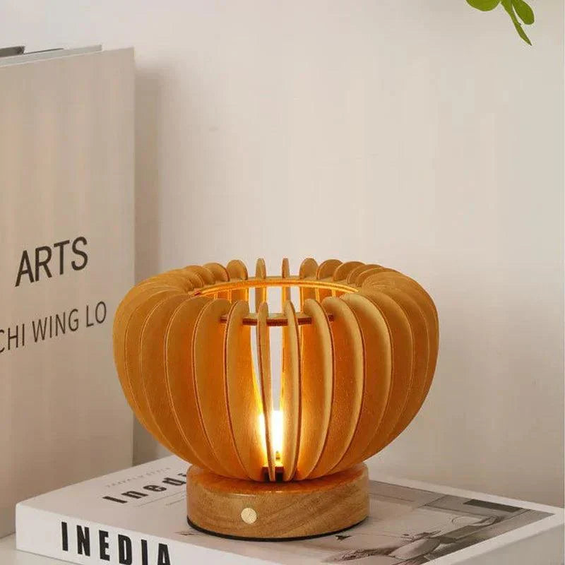 Avelena | WoodFlex - Flexible Holz Tischlampe