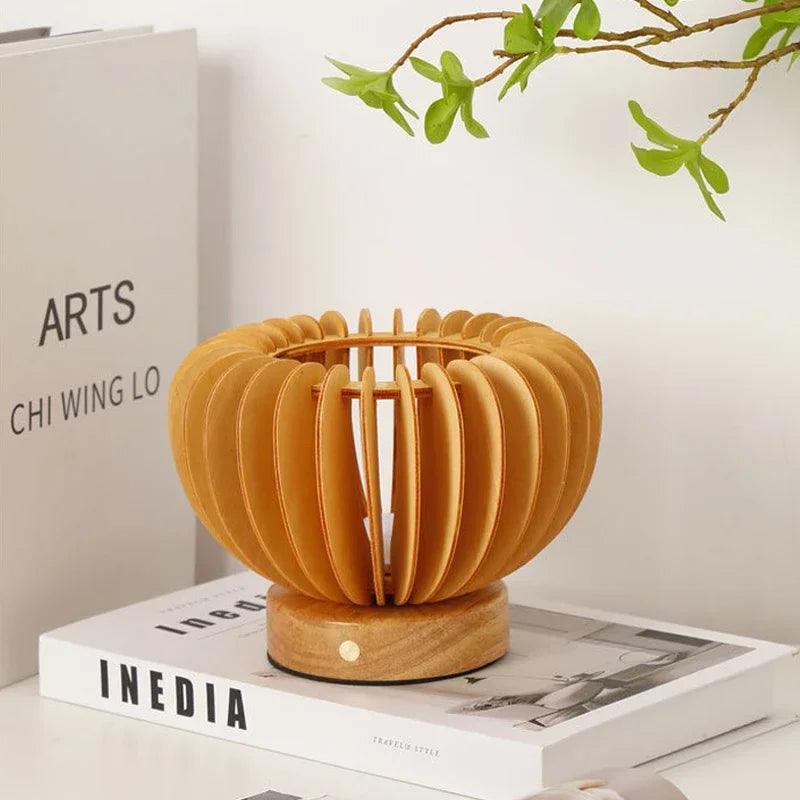 Avelena | WoodFlex - Flexible Holz Tischlampe