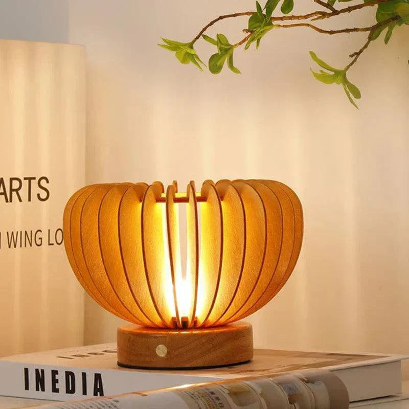 Avelena | WoodFlex - Flexible Holz Tischlampe