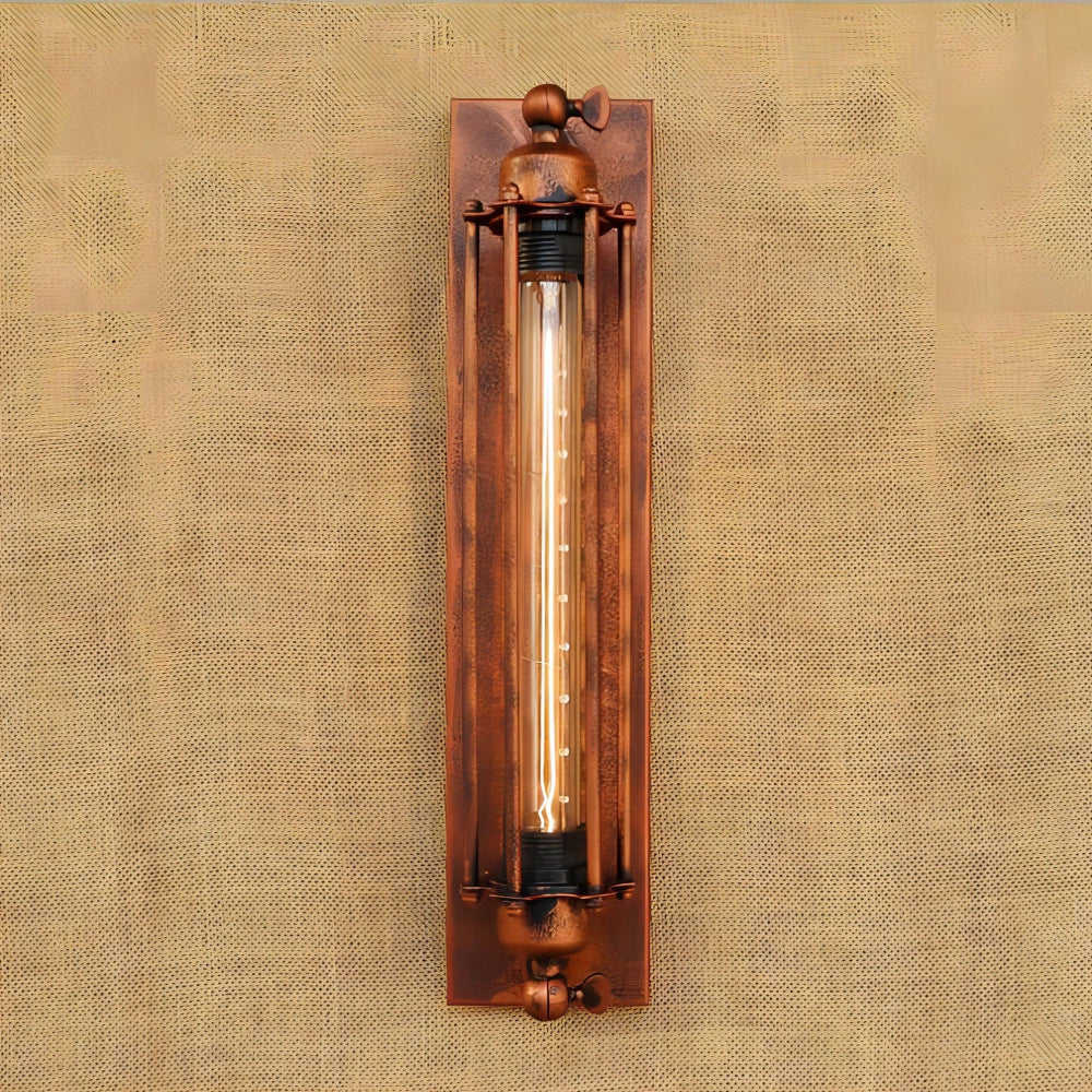 Avelena | Vintage Wandmontierte LED-Leuchte – zeitloses Design mit elegantem mattem Schwarz-Finish