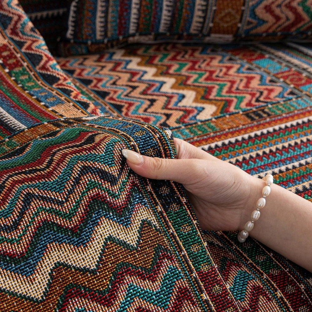 Avelena | Aurora Stripes Boho Sofa Bezug