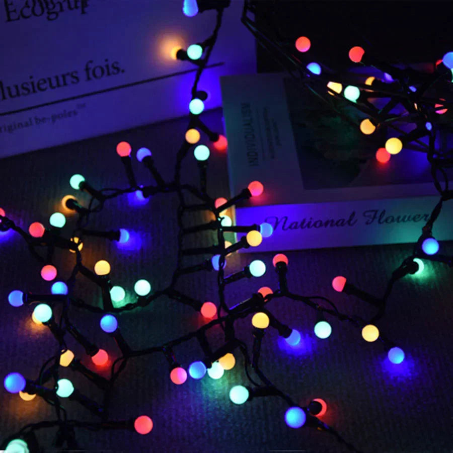 Avelena | TwinkleWave – Wasserdichte LED-Lichterkette für Außen