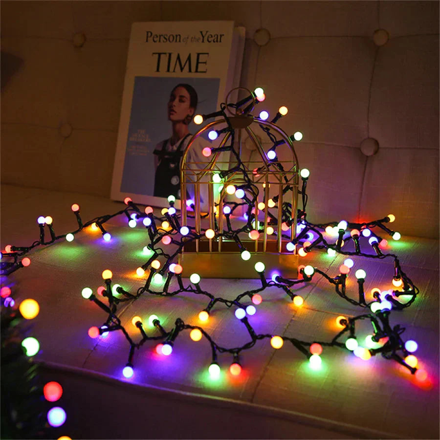 Avelena | TwinkleWave – Wasserdichte LED-Lichterkette für Außen