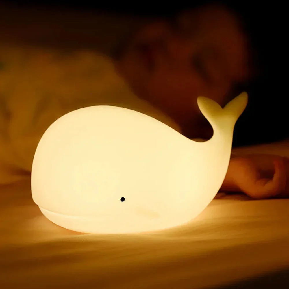 Avelena | WhaleGlow – Kinderwal-themen Nachttischlampe