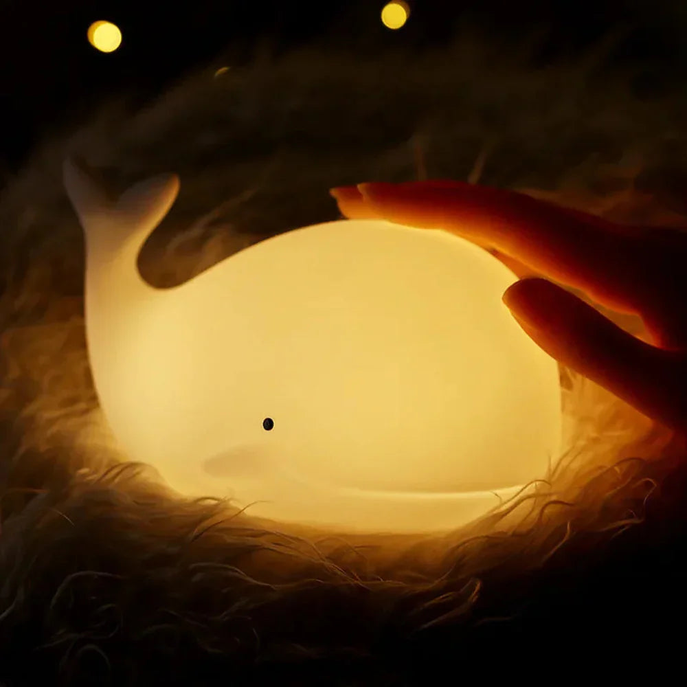 Avelena | WhaleGlow – Kinderwal-themen Nachttischlampe