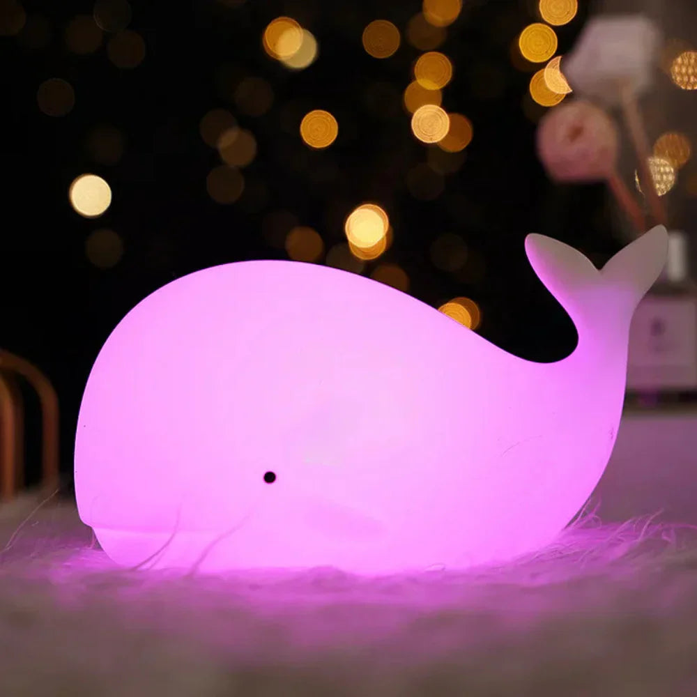 Avelena | WhaleGlow – Kinderwal-themen Nachttischlampe
