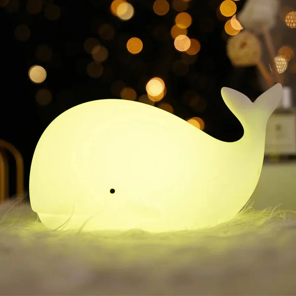 Avelena | WhaleGlow – Kinderwal-themen Nachttischlampe