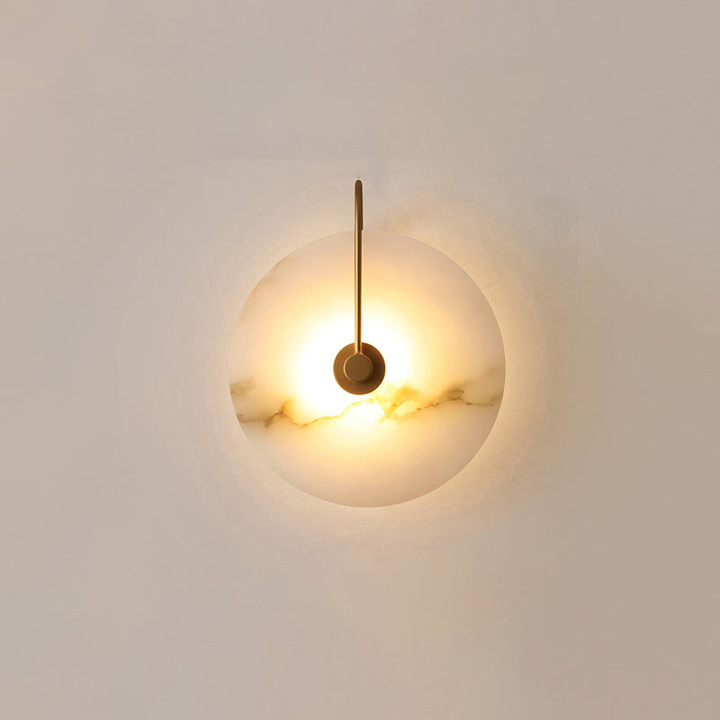 Avelena | Weiße Alabaster-Wandlampe
