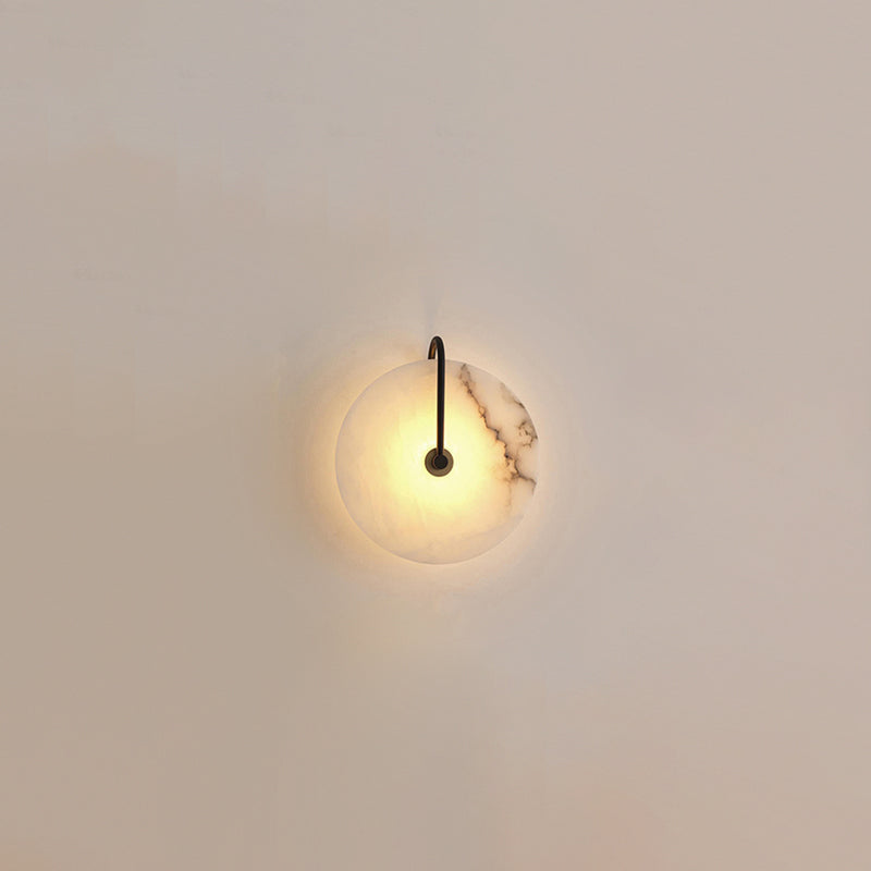 Avelena | Weiße Alabaster-Wandlampe