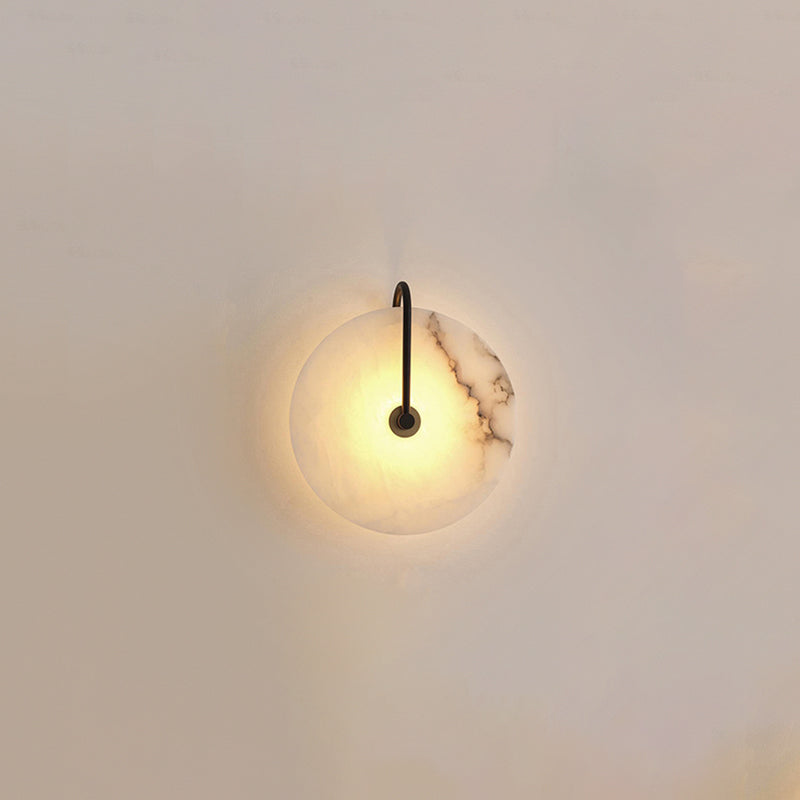 Avelena | Weiße Alabaster-Wandlampe