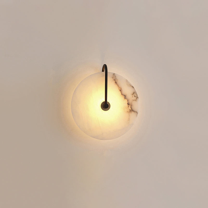 Avelena | Weiße Alabaster-Wandlampe