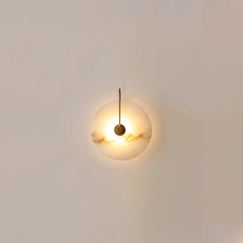 Avelena | Weiße Alabaster-Wandlampe
