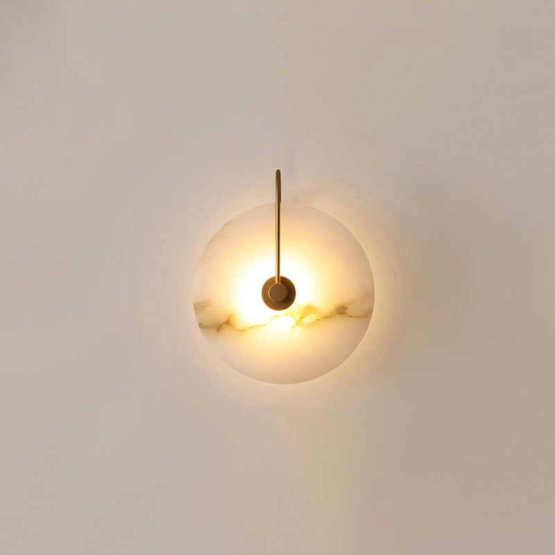 Avelena | Weiße Alabaster-Wandlampe