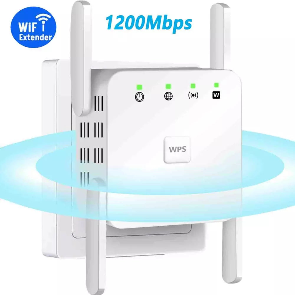 Avelena | SignalBoost | 5G WiFi Repeater mit 1200Mbps & 4 Antennen