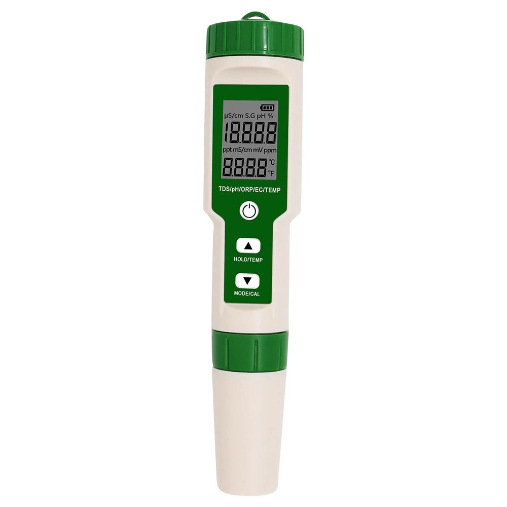 Avelena | Digital PH-Meter Multifunktion 5 in 1 PH/TDS/EC/ORP/Temperatur-Meter