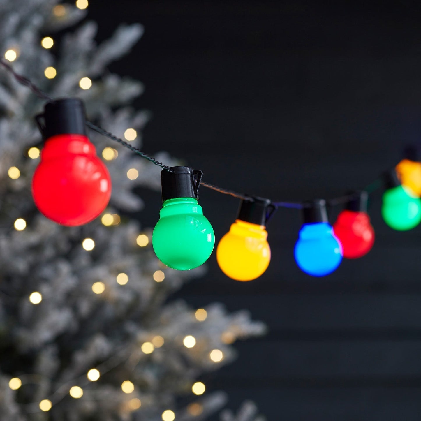 Avelena | 30er LED Fiesta Party Lichterkette bunt