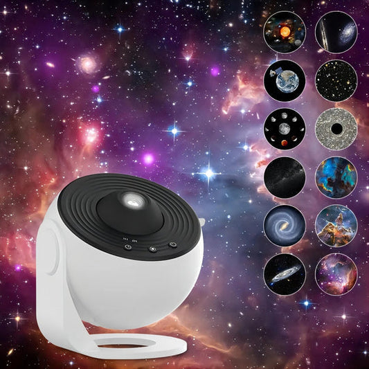 Avelena | SkyFlick Sternenhimmel Projektor | Planetarium Galaxie Lampe | 13 HD-Galaxien & Geräuschlos | USB-Betrieb