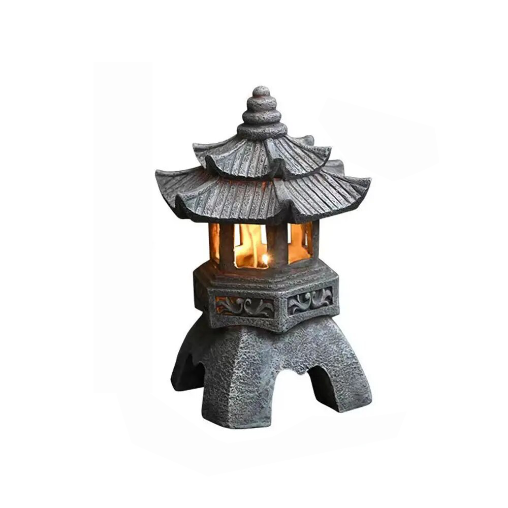 Avelena | Zen Ornamente Garten Statue Solarlampe