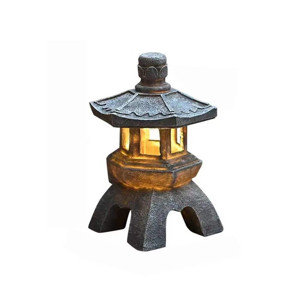 Avelena | ZenGlow - Solar Gartenlampe Pagode Statue für draußen