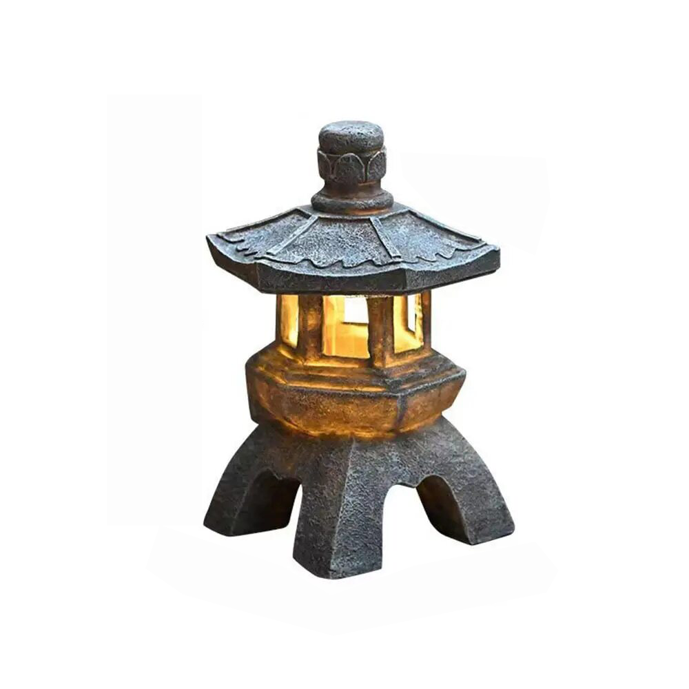 Avelena | Zen Ornamente Garten Statue Solarlampe