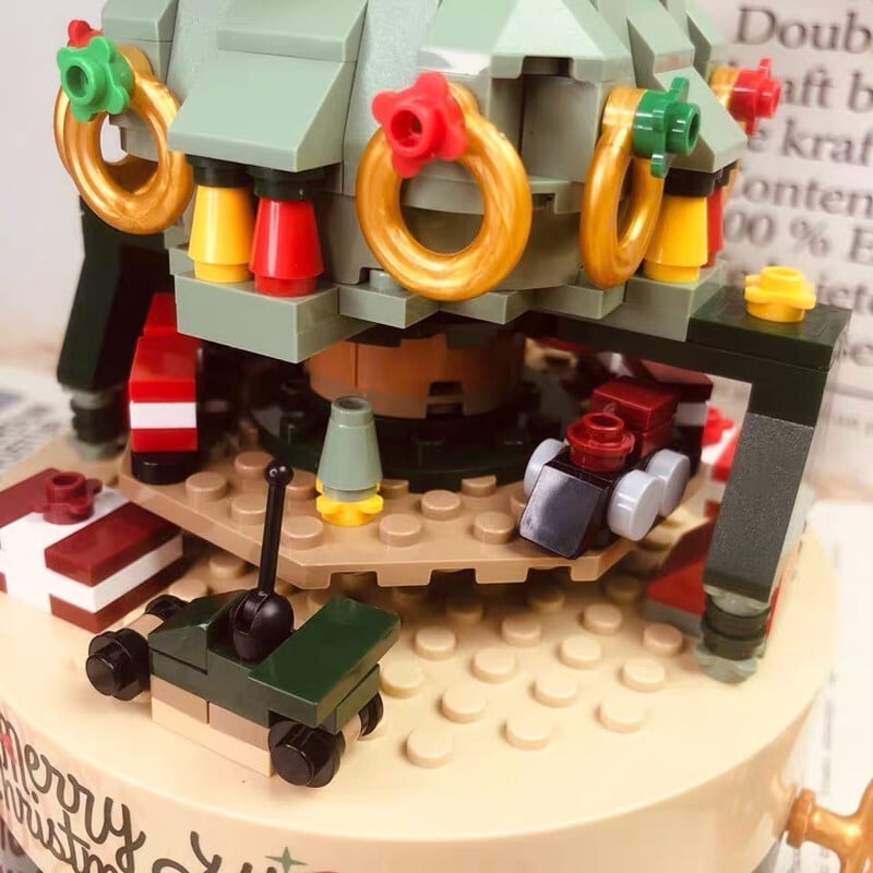 Avelena | 360 PCS Musikbox Weihnachtsbaum Bauklötze