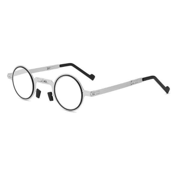 Avelena | Ultra leichtes Titanmaterial schraubenlose faltbare Lesebrille