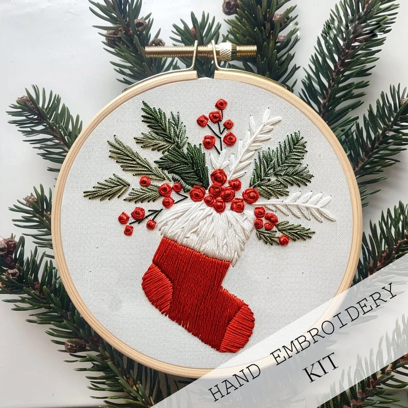 Avelena | Weihnachtsstickerei-KIT