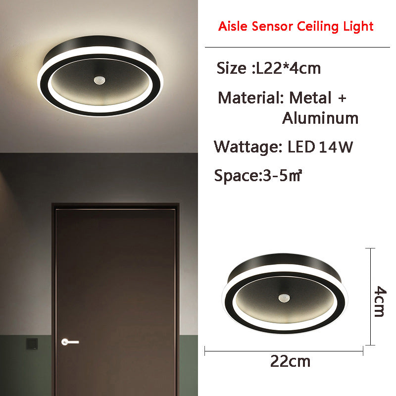 Avelena | MotionGlide PIR-Bewegungssensor LED Deckenleuchte | Intelligente Beleuchtung | Energieeffizient | Perfekt für Flur & Badezimmer