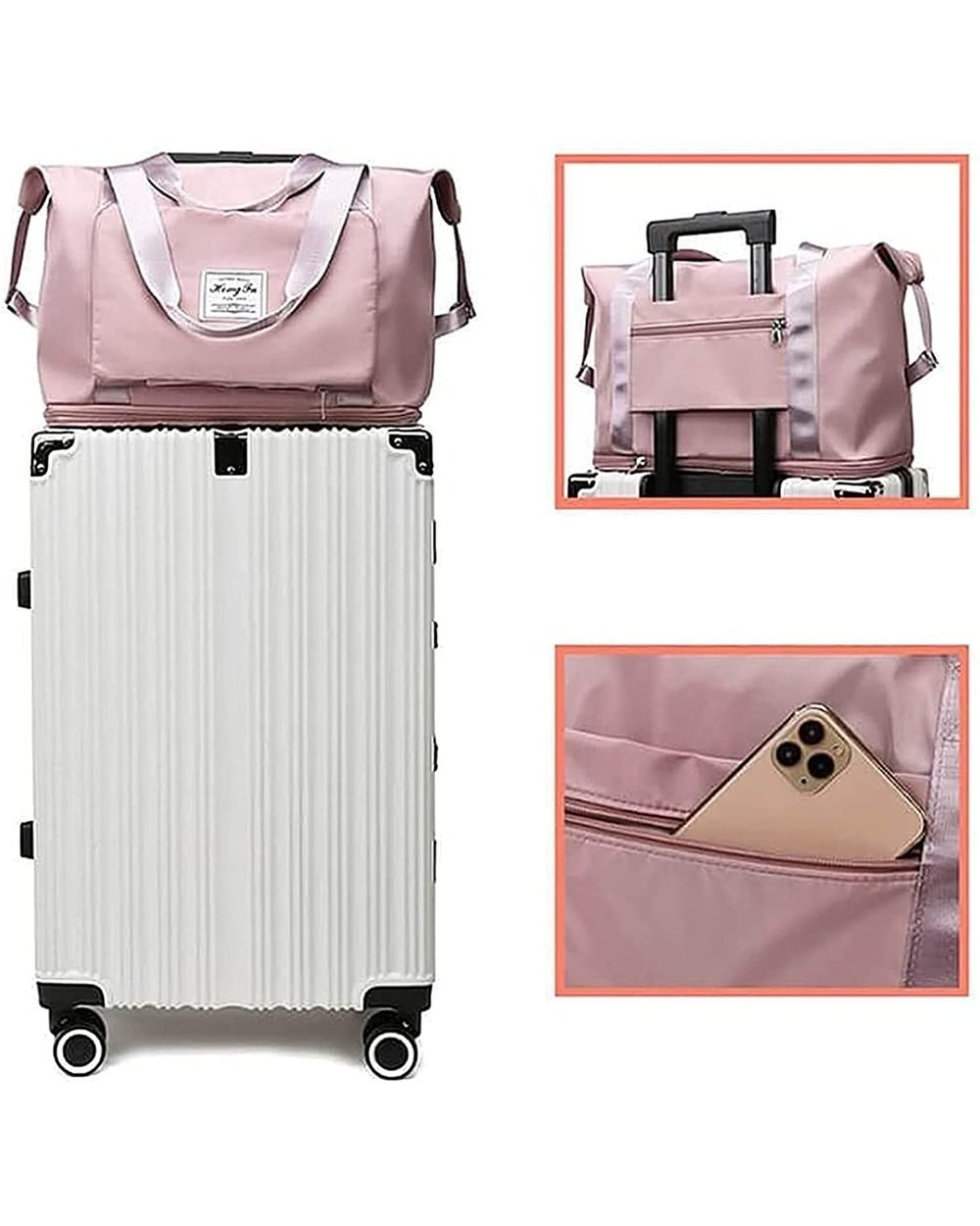 Avelena | Zusammenklappbare wasserdichte Reisetasche mit großem Fassungsvermögen
