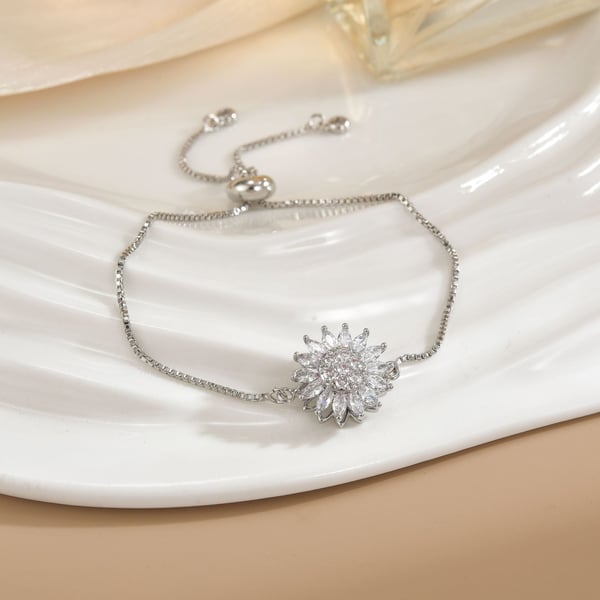 Avelena | Sonnenblumen Armband | Farbwechselnder Stimmungsstein | Symbol für Freude, Stärke & positive Energie | Geschenkidee