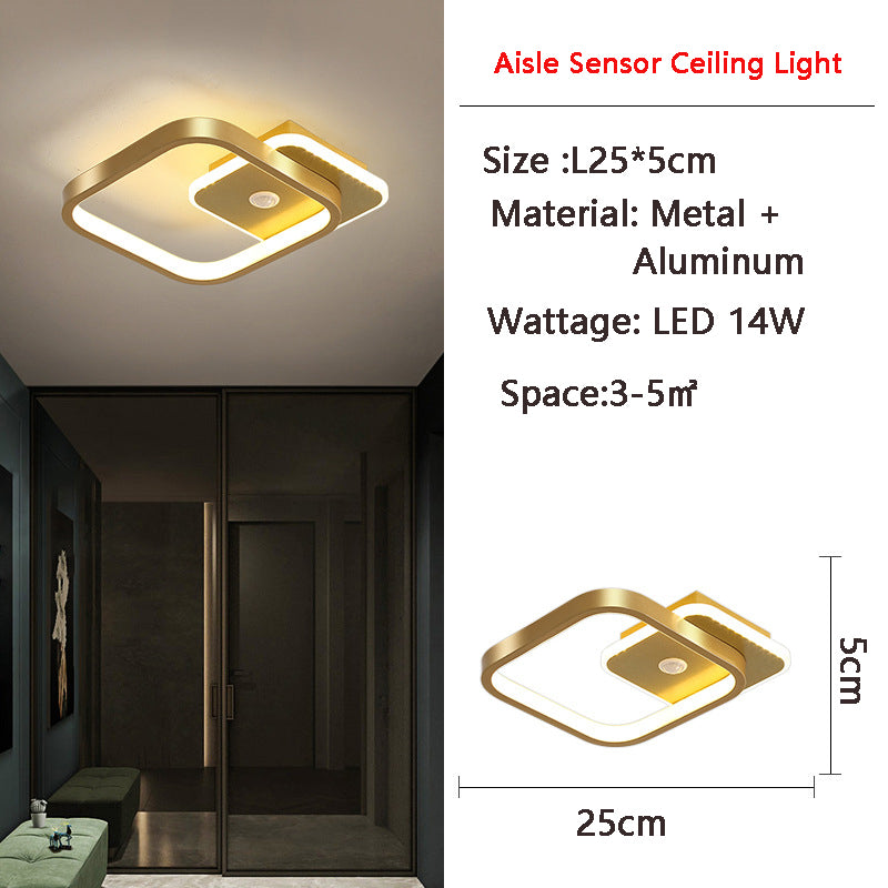 Avelena | MotionGlide PIR-Bewegungssensor LED Deckenleuchte | Intelligente Beleuchtung | Energieeffizient | Perfekt für Flur & Badezimmer