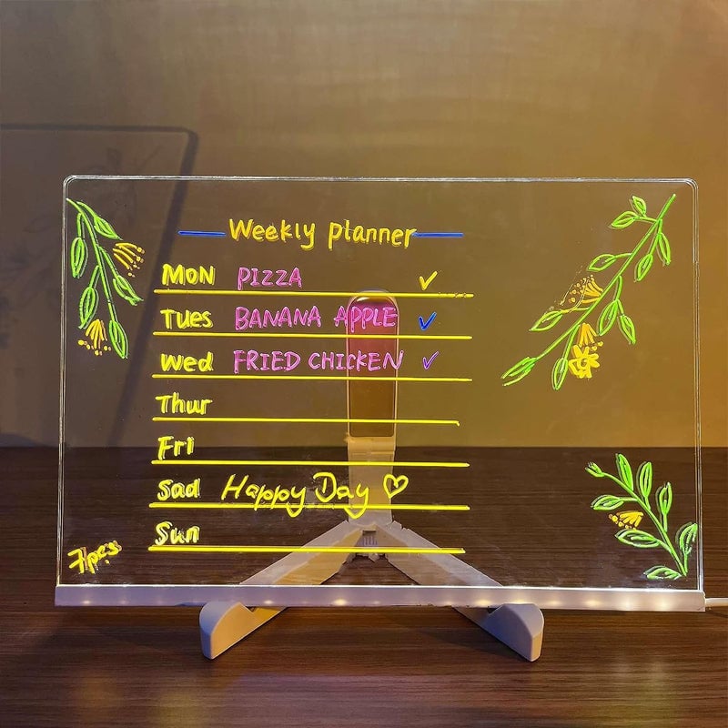 Avelena | ✨LED-Farbnotiztafel aus Acryl🎨