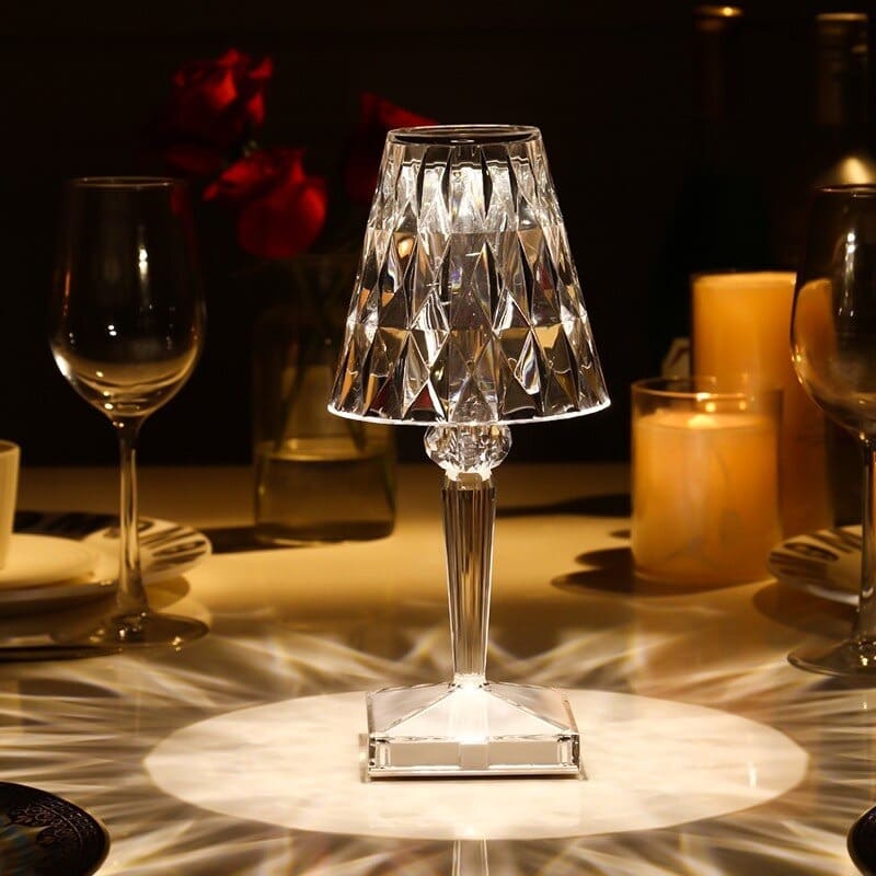 Avelena | Acryl Kristall Tischlampe - LuxeGlow