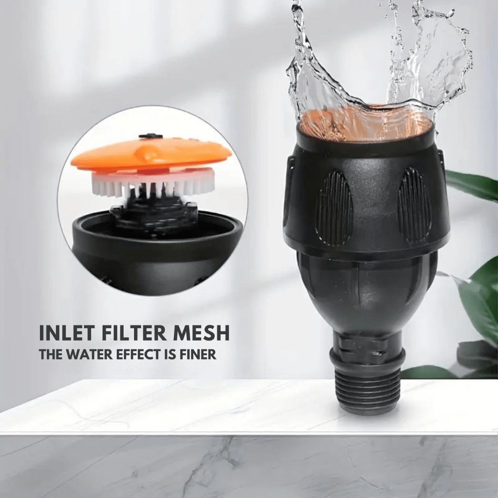 Avelena | TurboSpray Verstellbarer 360° GartenSprinkler – Edelstahl Rotierendes Rasenbewässerungssystem