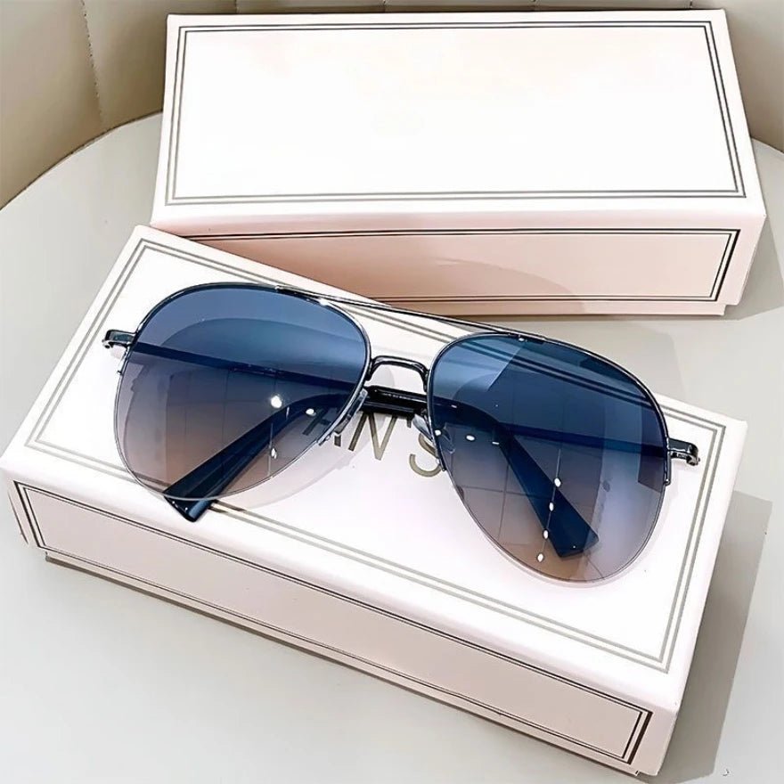 Avelena | AEROVIEW SHADES – Gradienten-Pilotensonnenbrillen mit UV400-Schutz für Herren