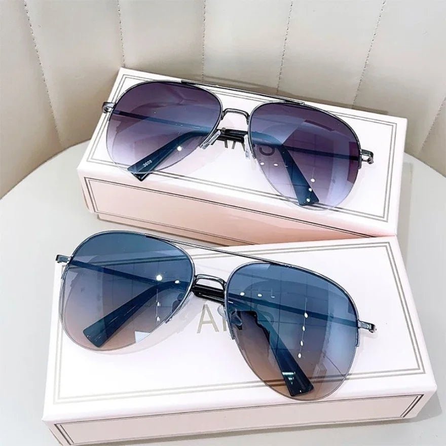 Avelena | AEROVIEW SHADES – Gradienten-Pilotensonnenbrillen mit UV400-Schutz für Herren