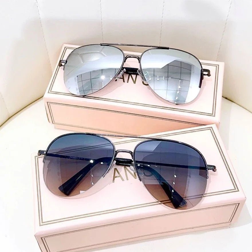 Avelena | AEROVIEW SHADES – Gradienten-Pilotensonnenbrillen mit UV400-Schutz für Herren