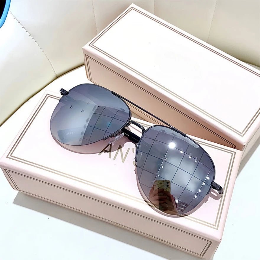 Avelena | AEROVIEW SHADES – Gradienten-Pilotensonnenbrillen mit UV400-Schutz für Herren