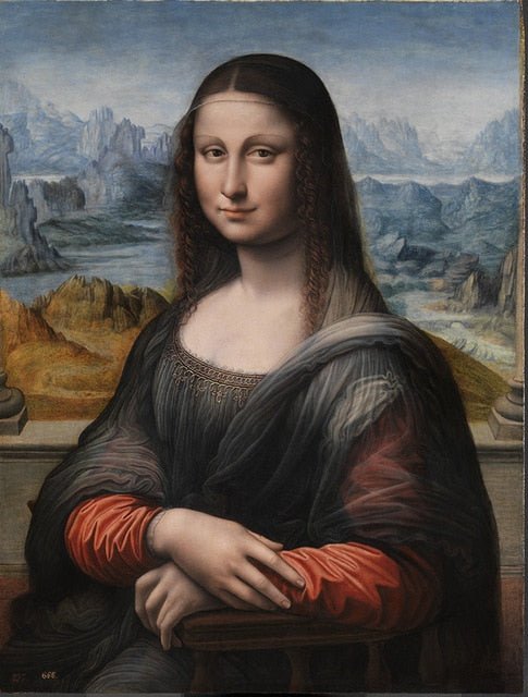 Avelena | Ästhetisches Lustiges Mona Lisa Leinwandposter