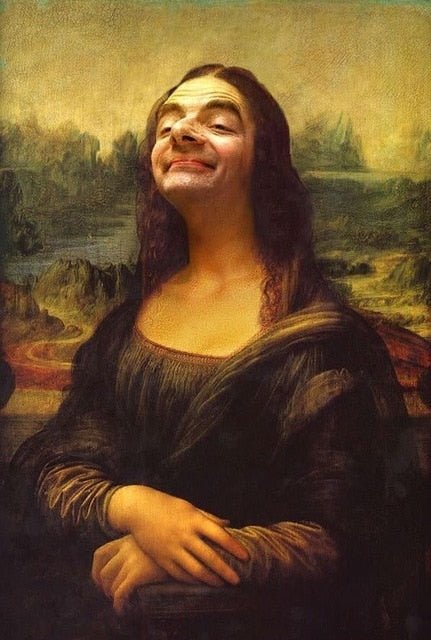 Avelena | Ästhetisches Lustiges Mona Lisa Leinwandposter