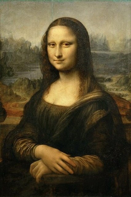 Avelena | Ästhetisches Lustiges Mona Lisa Leinwandposter