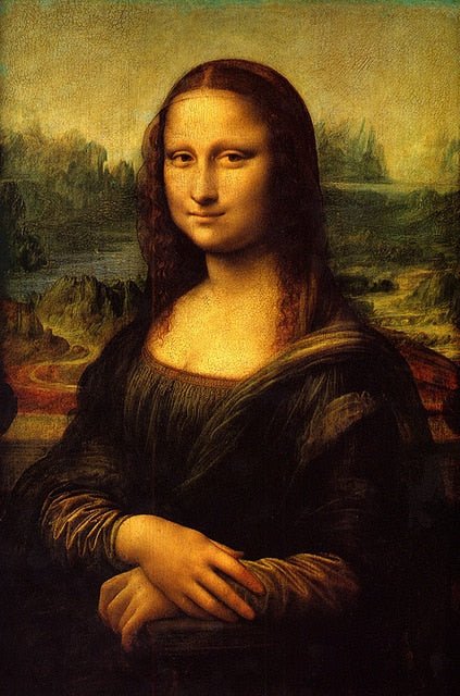 Avelena | Ästhetisches Lustiges Mona Lisa Leinwandposter