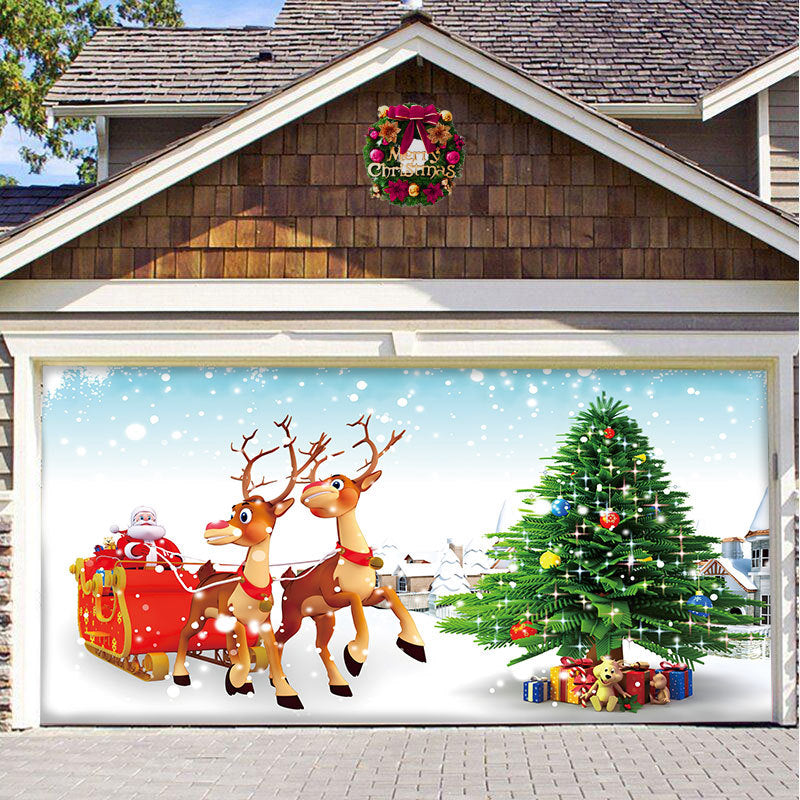Avelena | Weihnachtsautos Türbanner Ornament