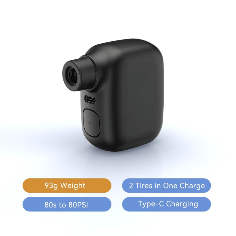 Avelena | AIRCYCLE – Tragbare batteriebetriebene Fahrradpumpe mit 100PSI für alle Ventile