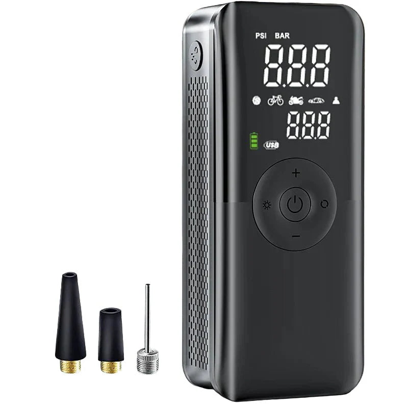Avelena | AirGo Max – Tragbarer Reifeninflator mit digitalem Display & 150 PSI Leistung