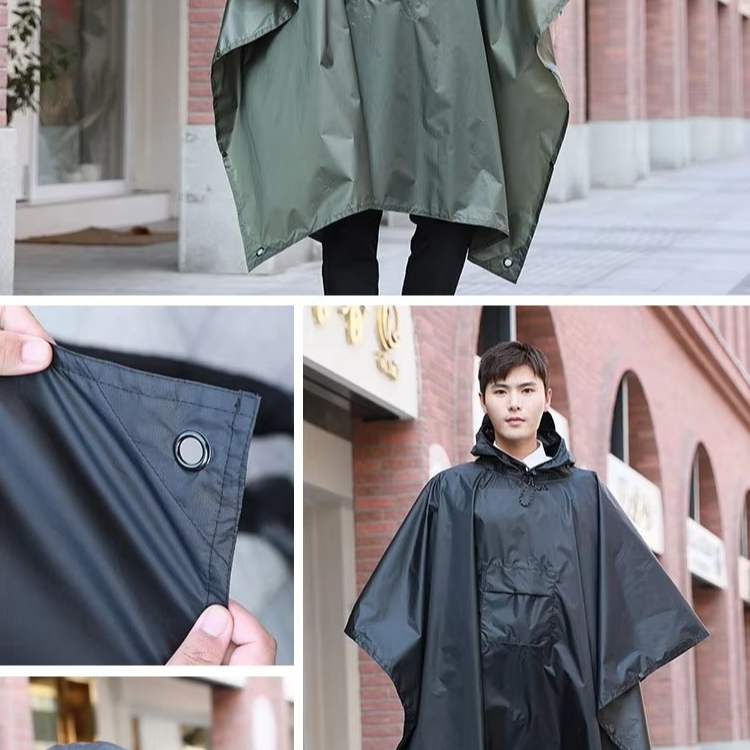 Avelena | All-Terrain Trek Poncho | Wasserdicht, verpackbar & leicht für Outdoor-Abenteuer und Notfallvorsorge