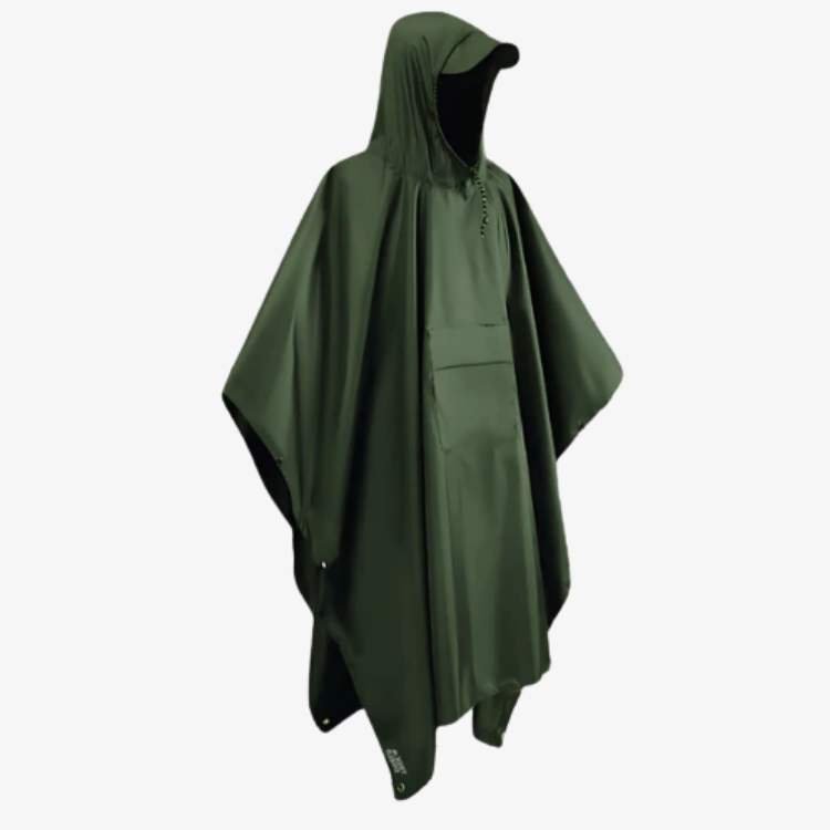 Avelena | All-Terrain Trek Poncho | Wasserdicht, verpackbar & leicht für Outdoor-Abenteuer und Notfallvorsorge
