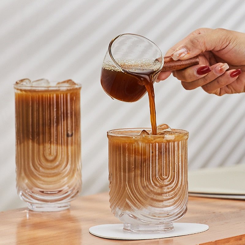 Avelena | Amerikanisches Eis-Latte-Glas-Kaffeebecher