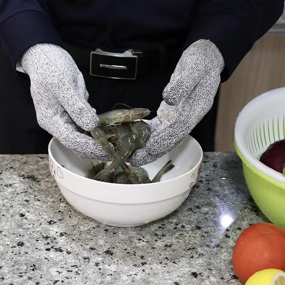Avelena | Anti-Schnitt Handschuhe 5 Grad Sicherheit Schnittfest Stichfest Edelstahl
