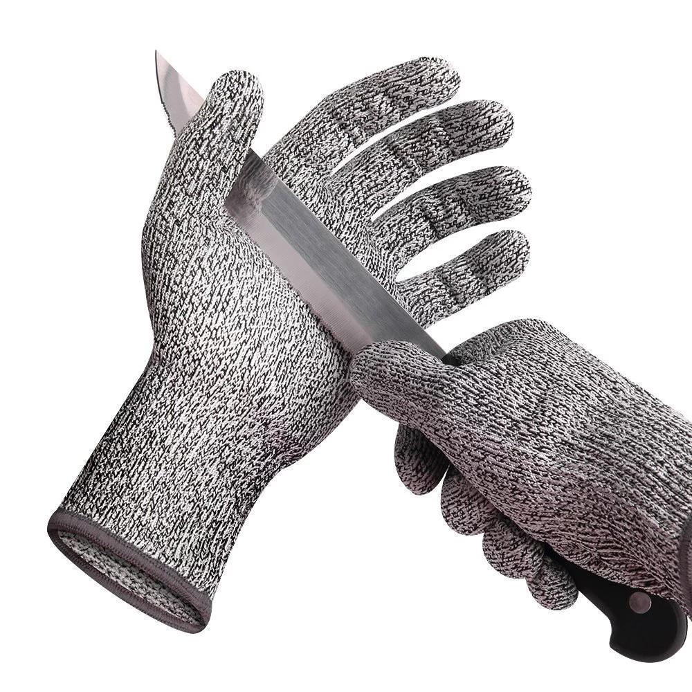 Avelena | Anti-Schnitt Handschuhe 5 Grad Sicherheit Schnittfest Stichfest Edelstahl